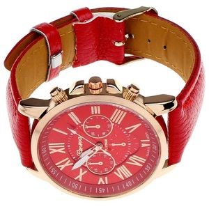 PU Leather Band Watche